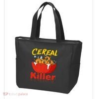 Serial Killer Parody Cereal Killer Tote Bag thumb 3