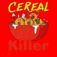 Serial Killer Parody Cereal Killer Santa Hat thumb 1