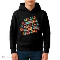 Spread Kindness School Psychologist School Psych Kids Hoodie thumb 4