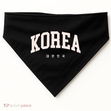 South Korea USA-Made Doggie Bandana