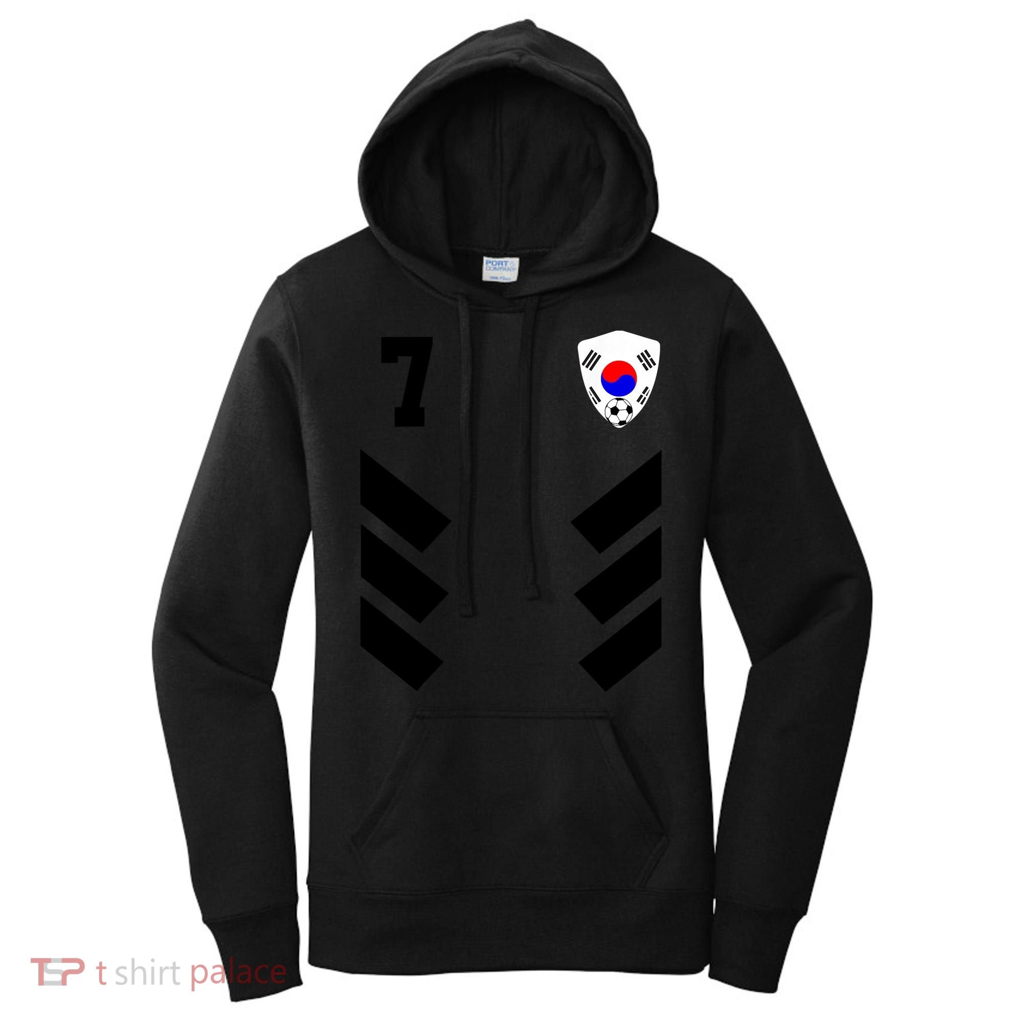 South Korea Soccer Jersey South Korean Football Women's Hoodie