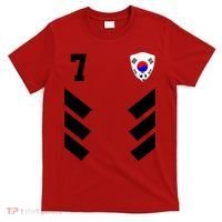 South Korea Soccer Jersey South Korean Football T-Shirt thumb 0