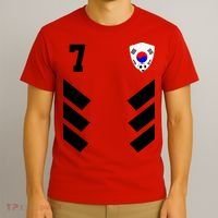 South Korea Soccer Jersey South Korean Football T-Shirt thumb 3