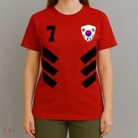 South Korea Soccer Jersey South Korean Football T-Shirt thumb 4