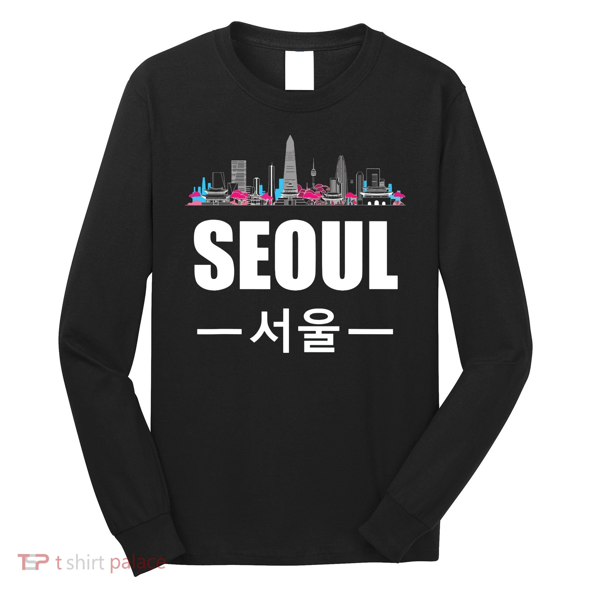 Seoul Kpop South Korea Korean Pop Gift Long Sleeve Shirt