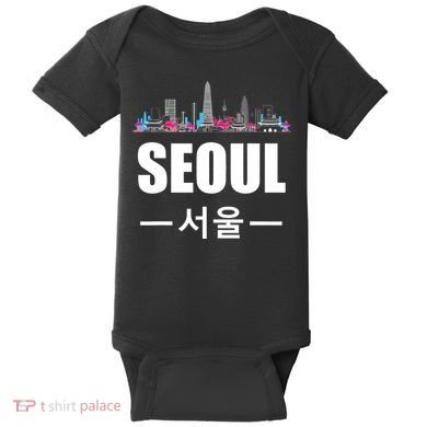 Seoul Kpop South Korea Korean Pop Gift Baby Bodysuit