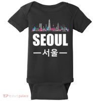 Seoul Kpop South Korea Korean Pop Gift Baby Bodysuit thumb 0