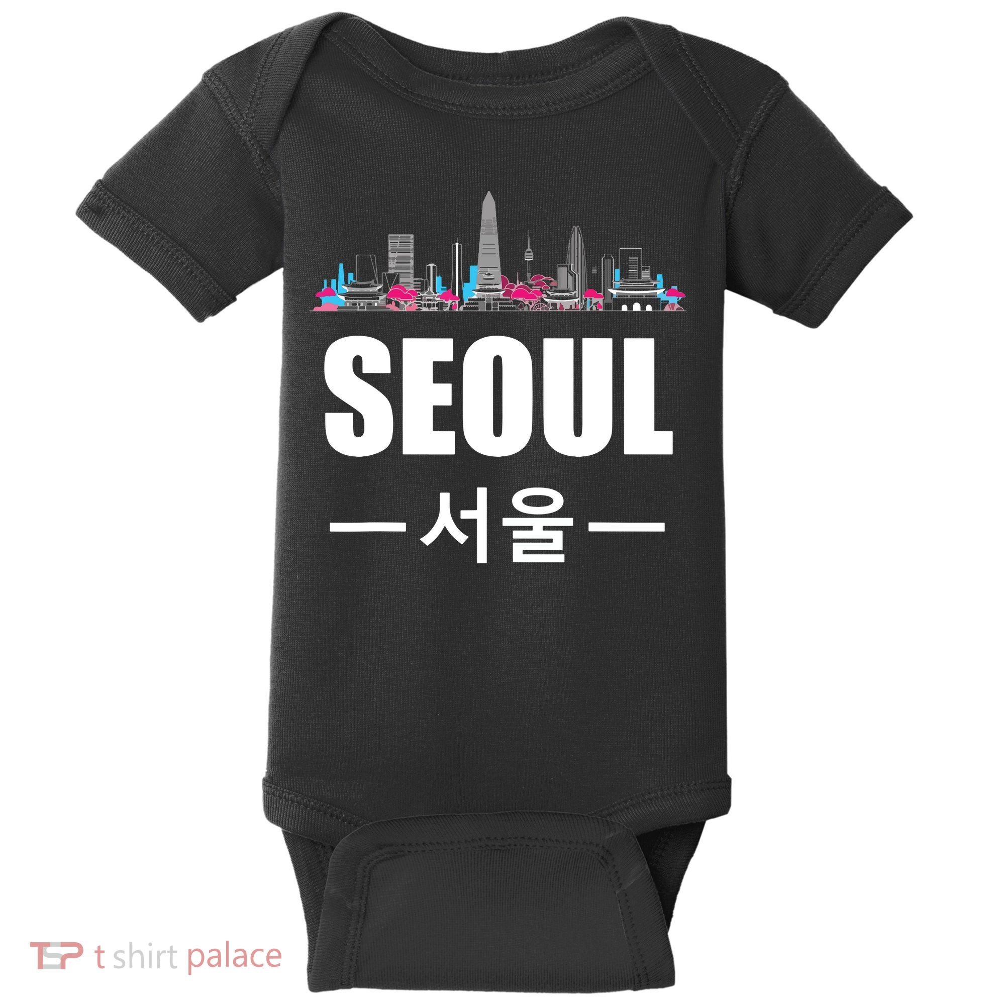 Seoul Kpop South Korea Korean Pop Gift Baby Bodysuit