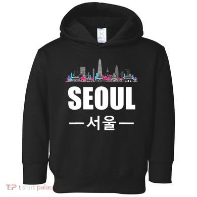 Seoul Kpop South Korea Korean Pop Gift Toddler Hoodie