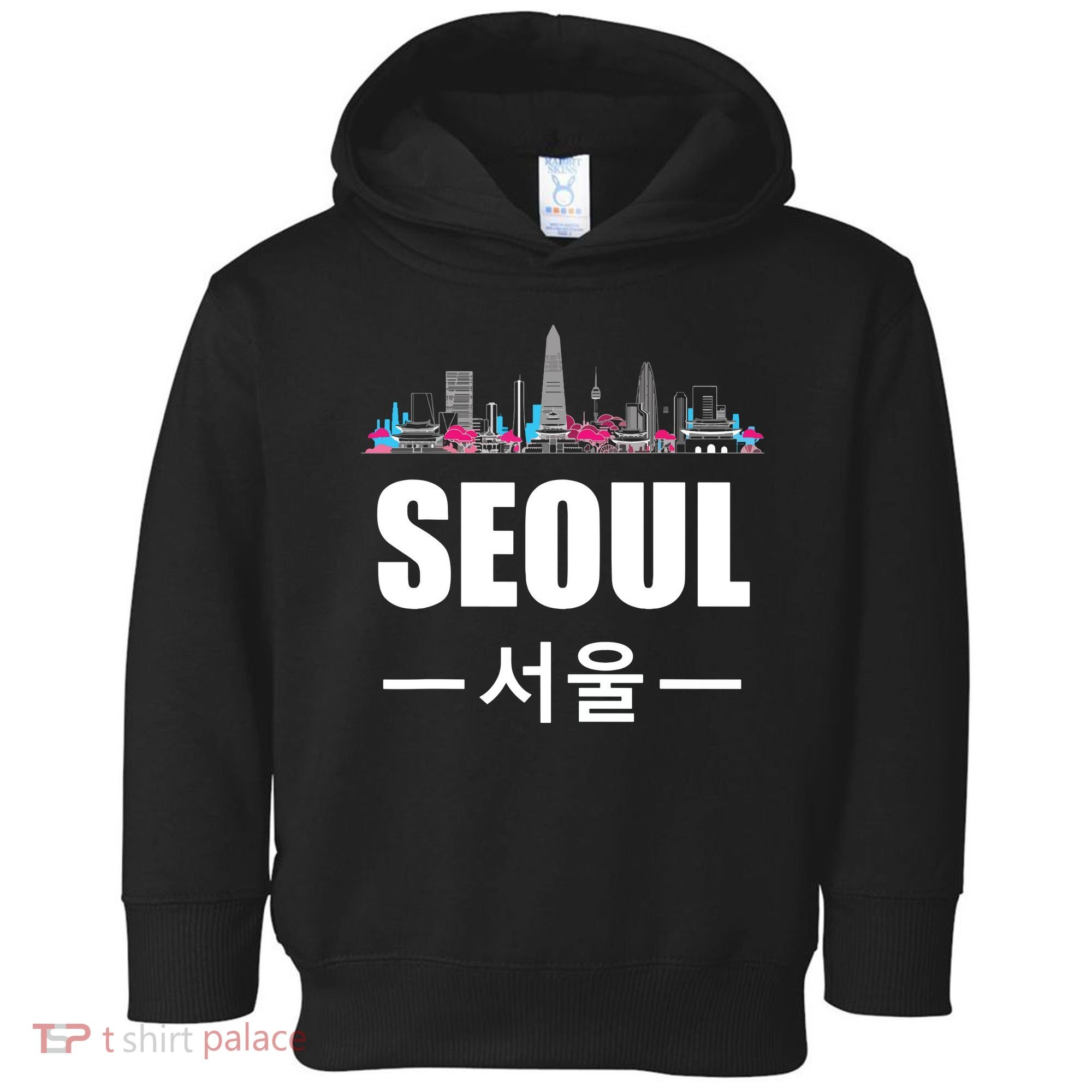 Seoul Kpop South Korea Korean Pop Gift Toddler Hoodie