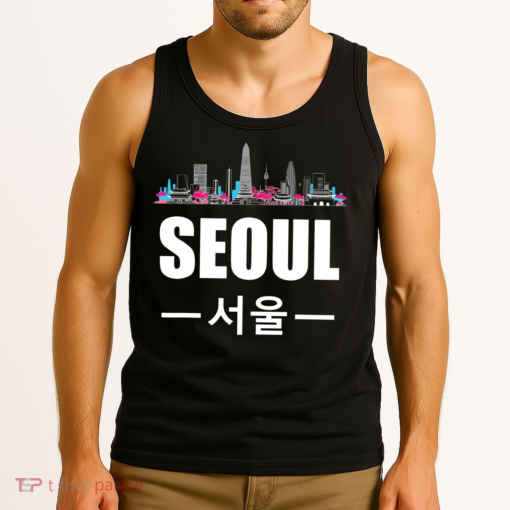 Seoul Kpop South Korea Korean Pop Gift Tank Top