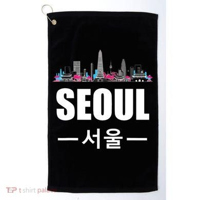Seoul Kpop South Korea Korean Pop Gift Golf Towel
