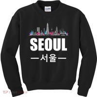 Seoul Kpop South Korea Korean Pop Gift Kids Sweatshirt thumb 0