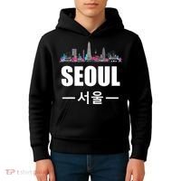 Seoul Kpop South Korea Korean Pop Gift Kids Hoodie thumb 4