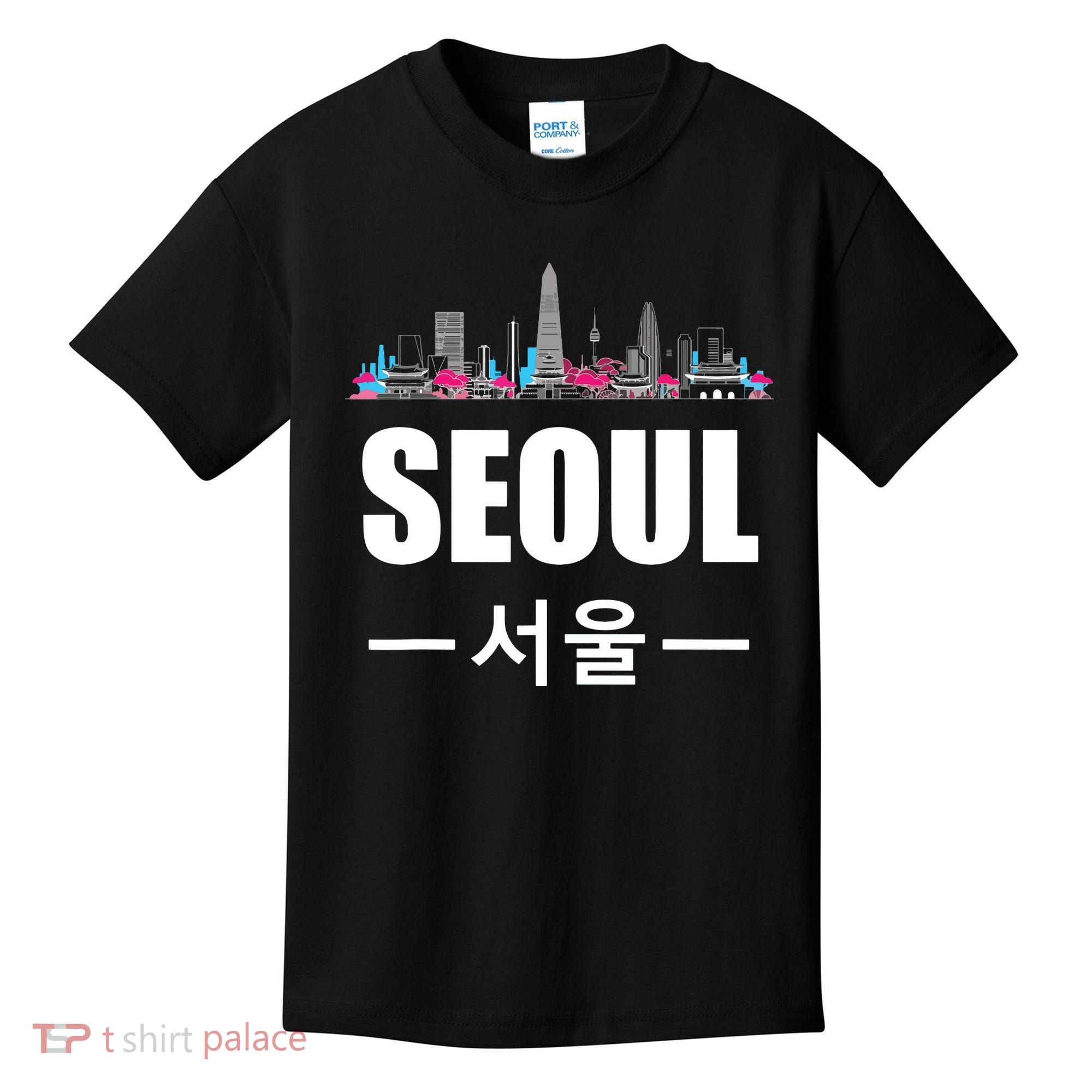 Seoul Kpop South Korea Korean Pop Gift Kids T-Shirt
