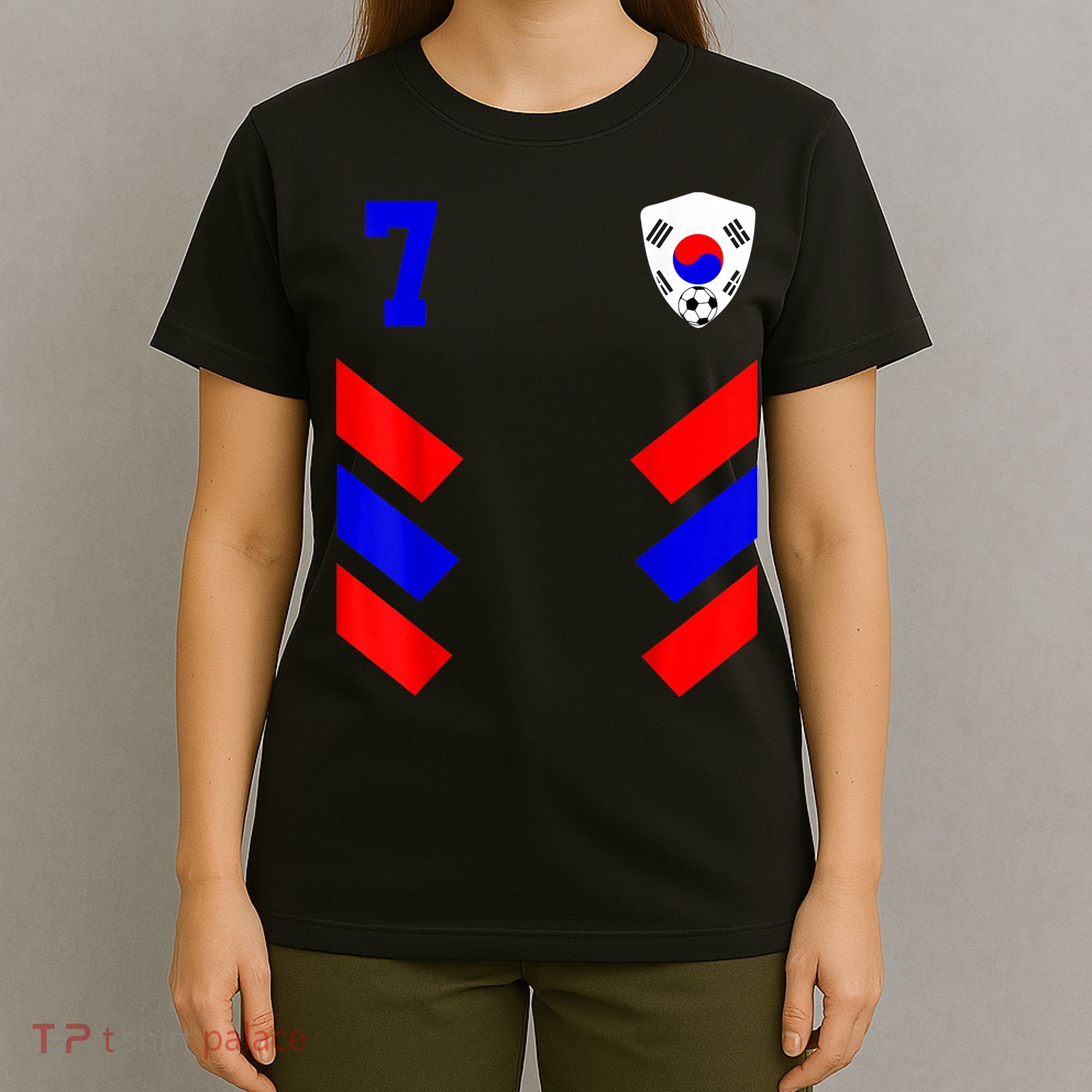 South Korea Soccer Jersey Retro 7 South Korean Football T-Shirt