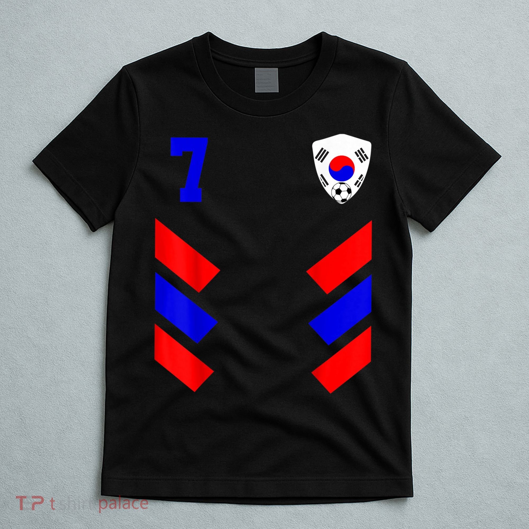 South Korea Soccer Jersey Retro 7 South Korean Football T-Shirt