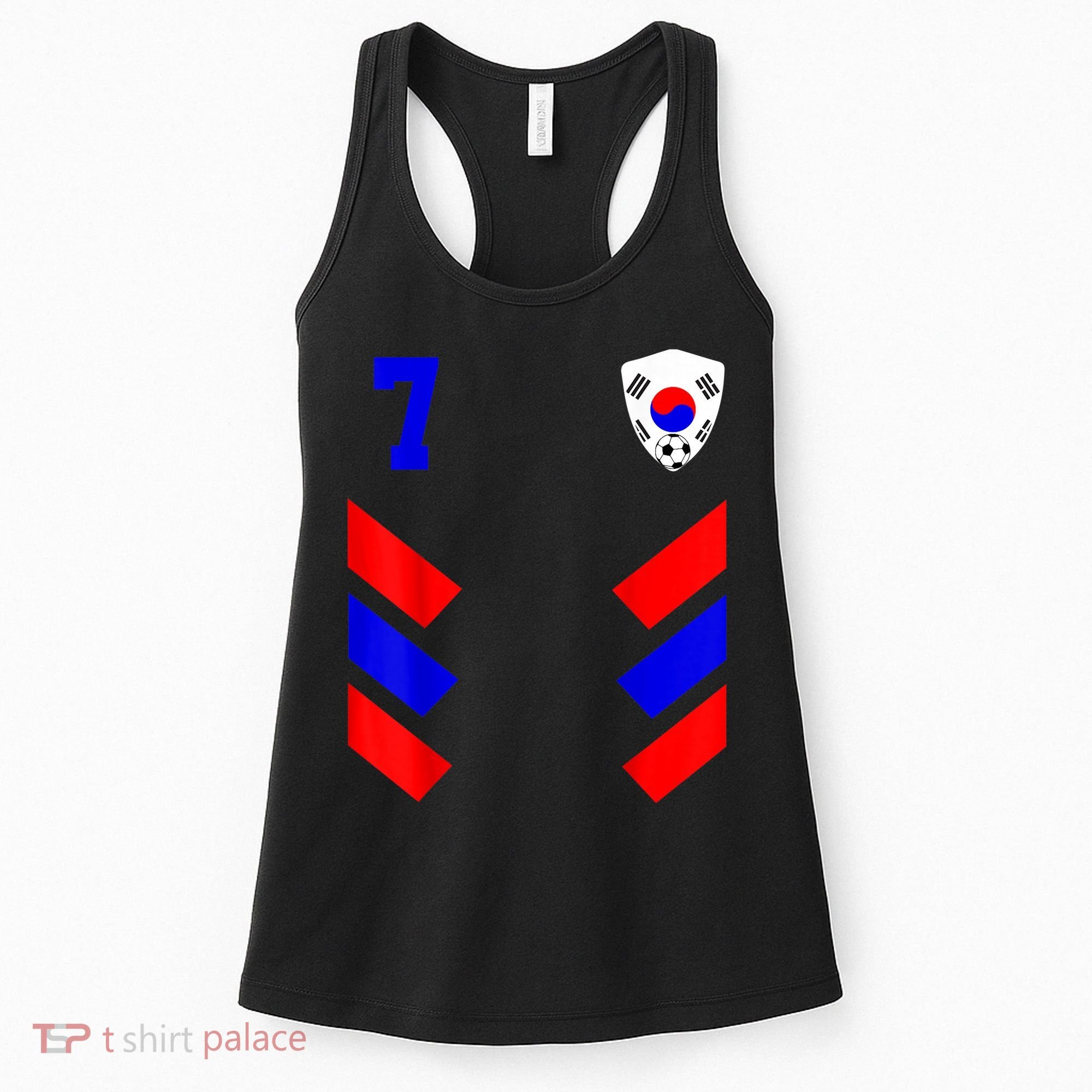 South Korea Soccer Jersey Retro 7 South Korean Football Women's Tank Top