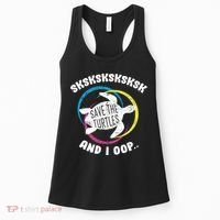 SKSKSK and I Oop... Save The Turtles Women's Tank Top thumb 0