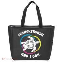 SKSKSK and I Oop... Save The Turtles Tote Bag thumb 0