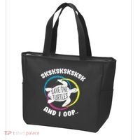 SKSKSK and I Oop... Save The Turtles Tote Bag thumb 3