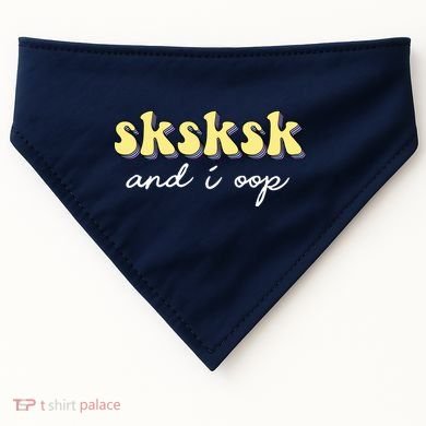 SKSKSK And I Oop Save A Turtle USA-Made Doggie Bandana