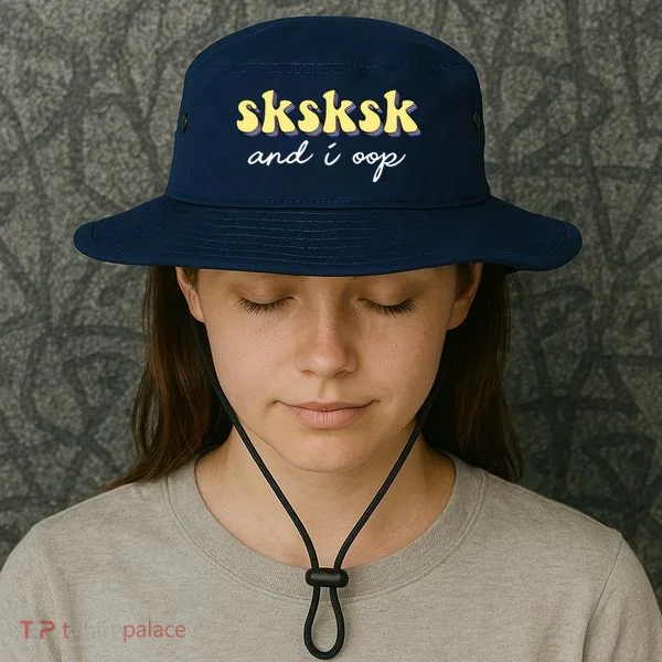 SKSKSK And I Oop Save A Turtle Bucket Hat