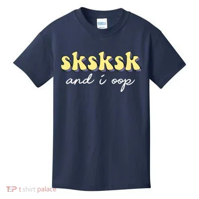 SKSKSK And I Oop Save A Turtle Kids T-Shirt