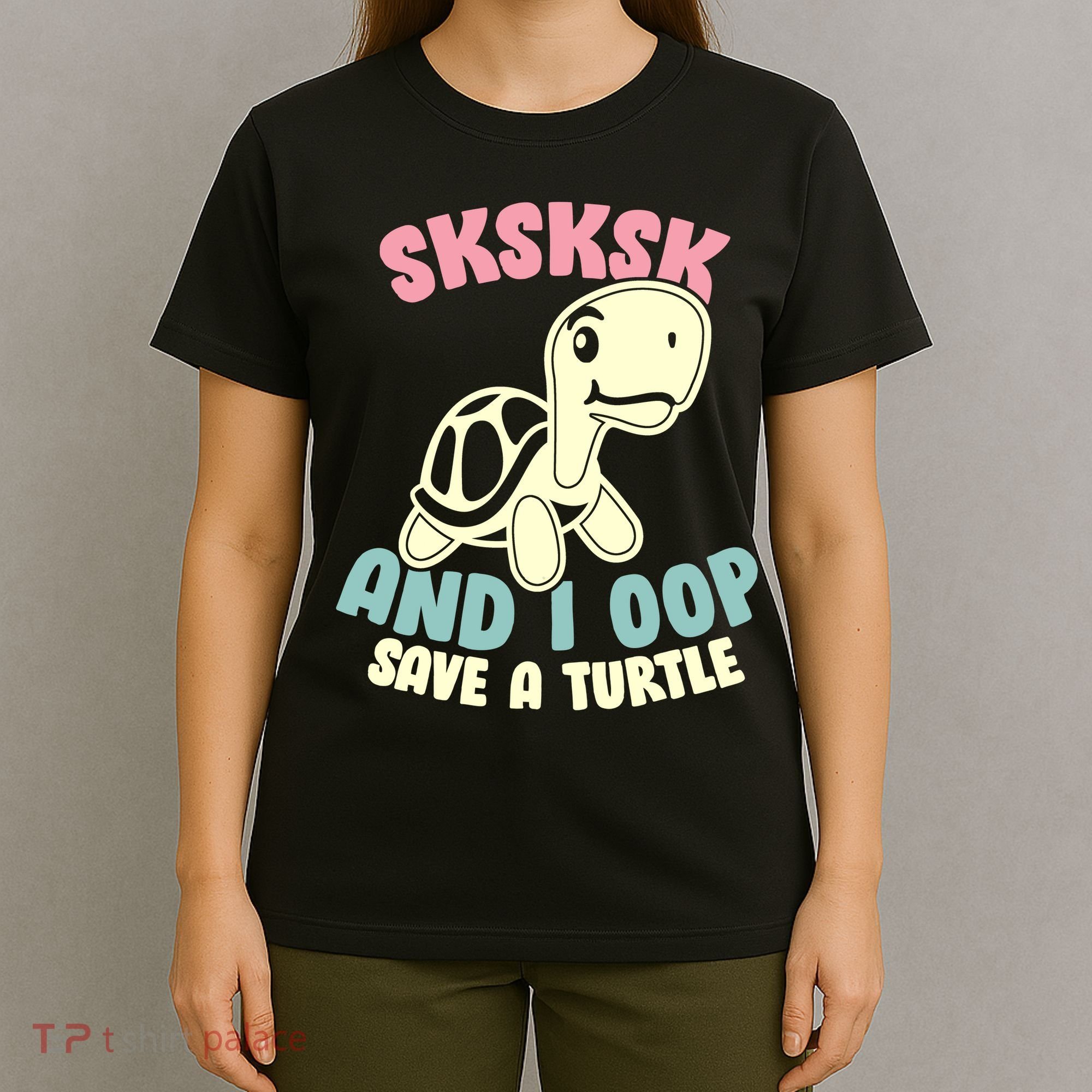 SKSKSK And I Oop Save A Turtle Vintage T-Shirt