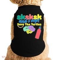 SKSKSK And I oop Save the Turtles Doggie Tank thumb 0