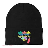 SKSKSK And I oop Save the Turtles Beanie thumb 0
