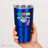 SKSKSK And I oop Save the Turtles Tumbler thumb 2