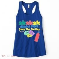 SKSKSK And I oop Save the Turtles Women's Tank Top thumb 0