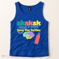 SKSKSK And I oop Save the Turtles Tank Top thumb 2