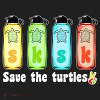 SKSKSK Save The Turtles Peace Women's Sweatshirt thumb 2