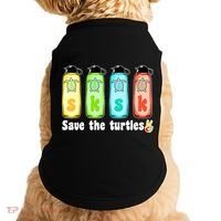 SKSKSK Save The Turtles Peace Doggie Tank thumb 0