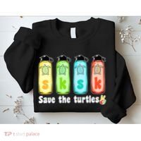 SKSKSK Save The Turtles Peace Sweatshirt thumb 2