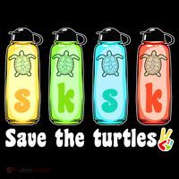 SKSKSK Save The Turtles Peace Coaster thumb 2