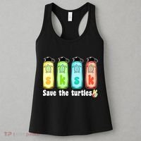 SKSKSK Save The Turtles Peace Women's Tank Top thumb 3