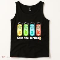 SKSKSK Save The Turtles Peace Tank Top thumb 2