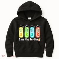 SKSKSK Save The Turtles Peace Kids Hoodie thumb 0