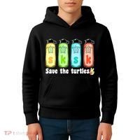 SKSKSK Save The Turtles Peace Kids Hoodie thumb 4