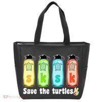 SKSKSK Save The Turtles Peace Tote Bag thumb 0