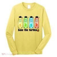 SKSKSK Save The Turtles Peace Long Sleeve Shirt thumb 0