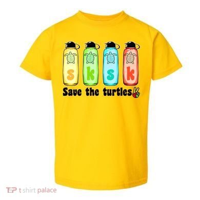 SKSKSK Save The Turtles Peace Toddler T-Shirt