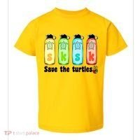 SKSKSK Save The Turtles Peace Toddler T-Shirt thumb 0