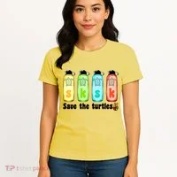 SKSKSK Save The Turtles Peace Women's T-Shirt thumb 4