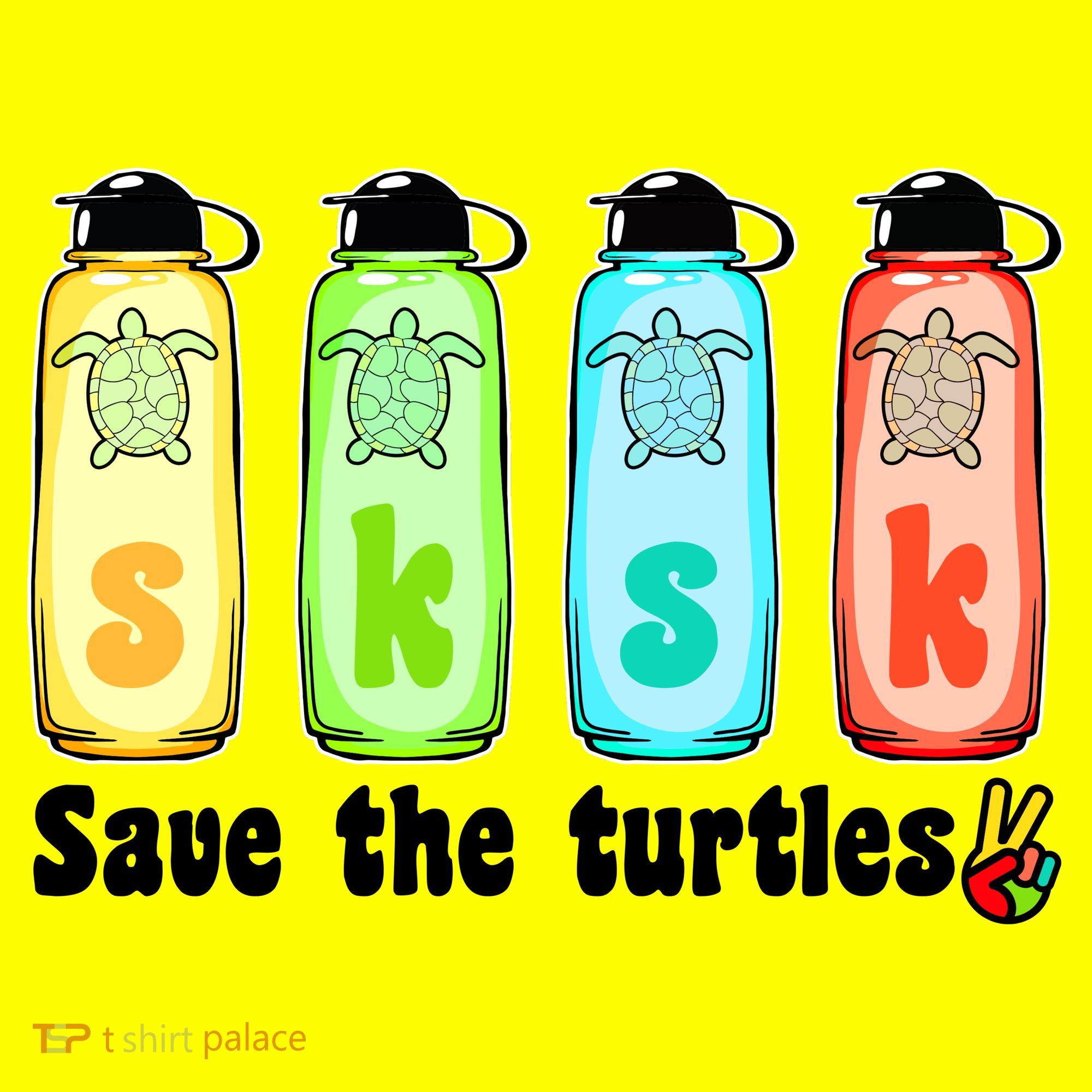 SKSKSK Save The Turtles Peace Women's T-Shirt