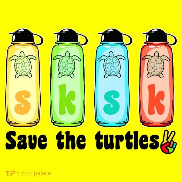 SKSKSK Save The Turtles Peace Women's T-Shirt