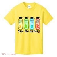 SKSKSK Save The Turtles Peace Kids T-Shirt thumb 0
